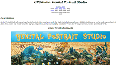 Desktop Screenshot of genitalportraitstudio.org