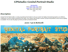 Tablet Screenshot of genitalportraitstudio.org